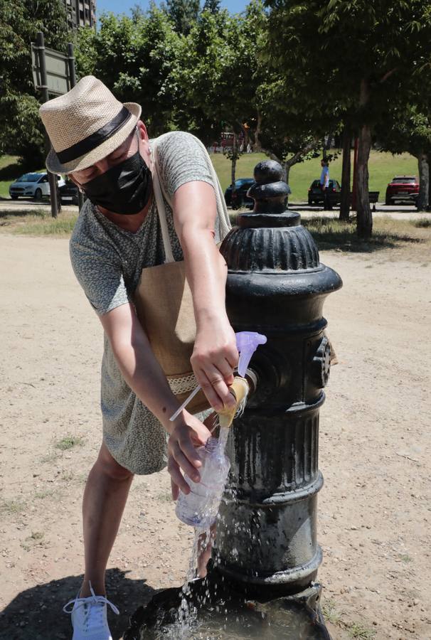 Fotos: Valladolid se acerca a los 35 grados