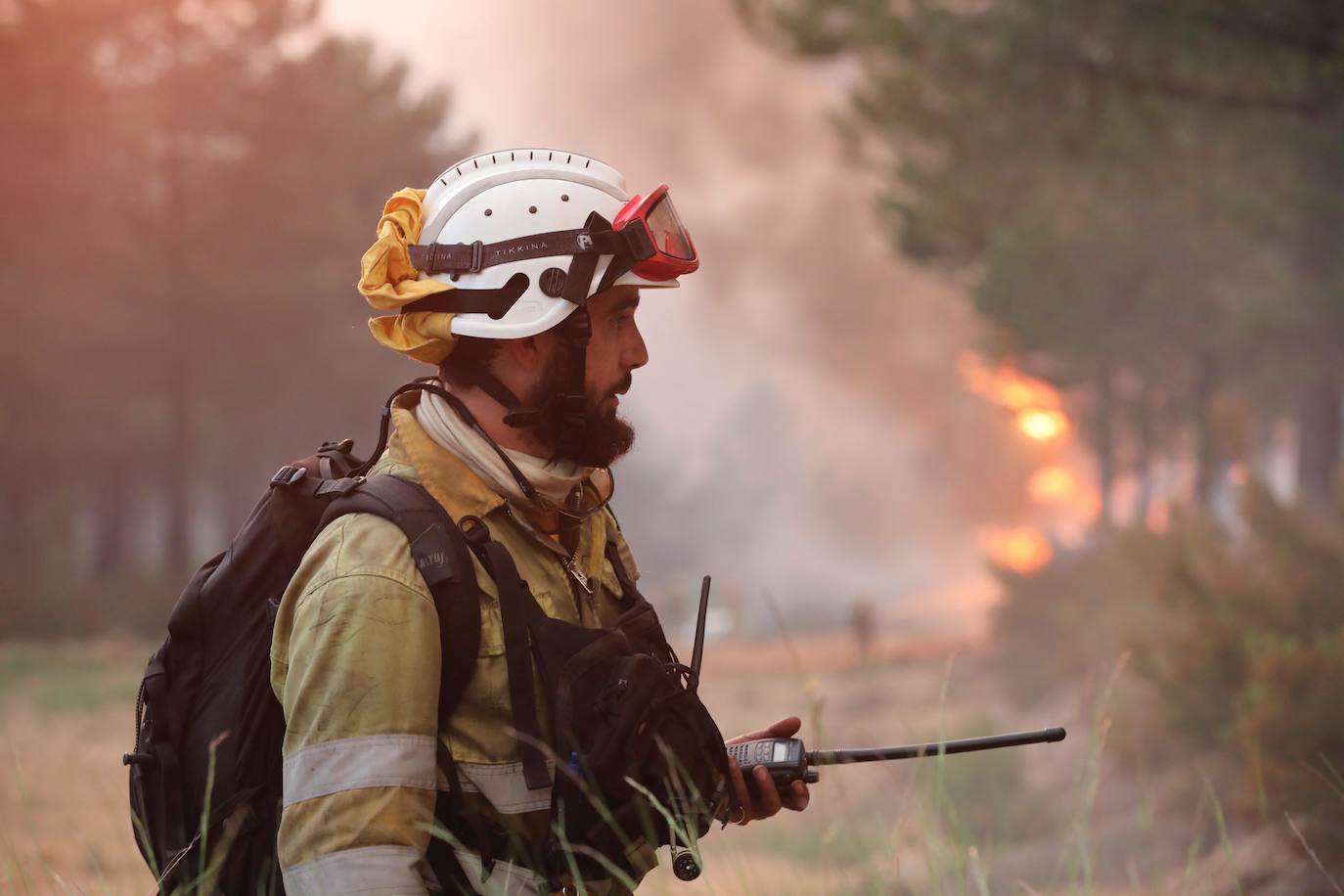 Fotos: Incendio en Serradilla del Arroyo