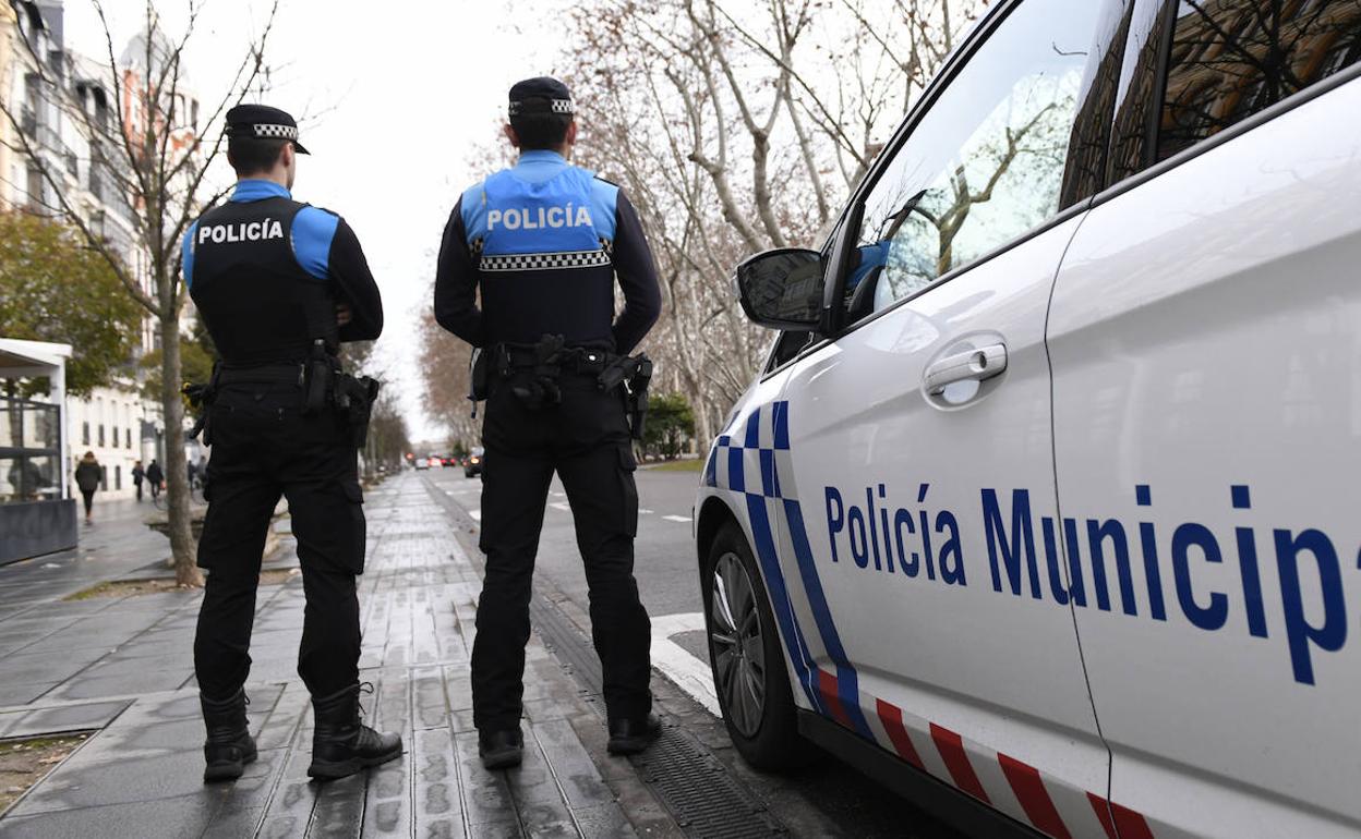 Policía local de Valladolid. 