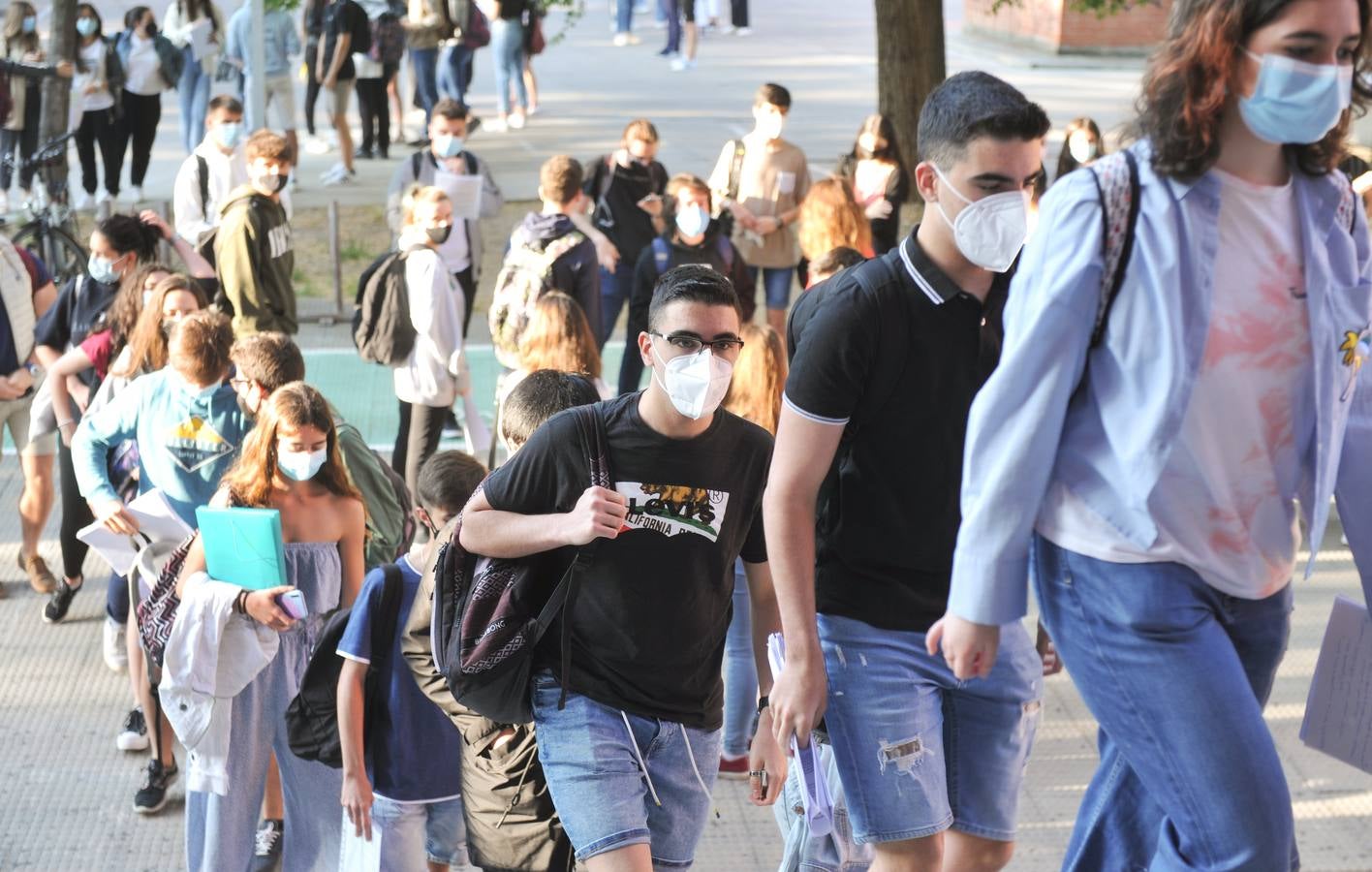 Fotos: Comienzan las pruebas de la EBAU en Valladolid