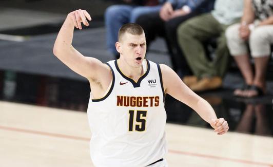 Nikola Jokic, en un partido de los Denver Nuggets. 