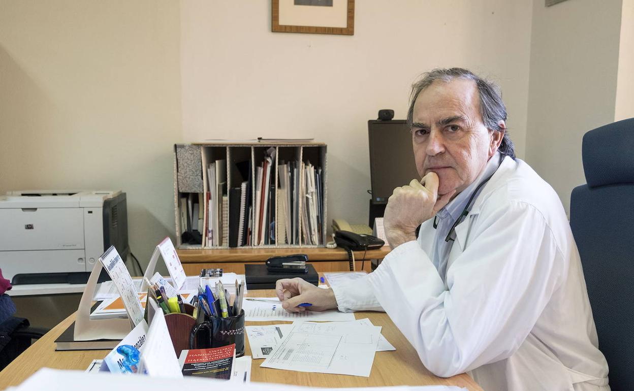 Marcos González, jefe de servicio de Hematología del Complejo Asitencial de Salamanca. 