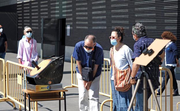 Pequeño «mordisco» del eclipse parcial solar en Valladolid