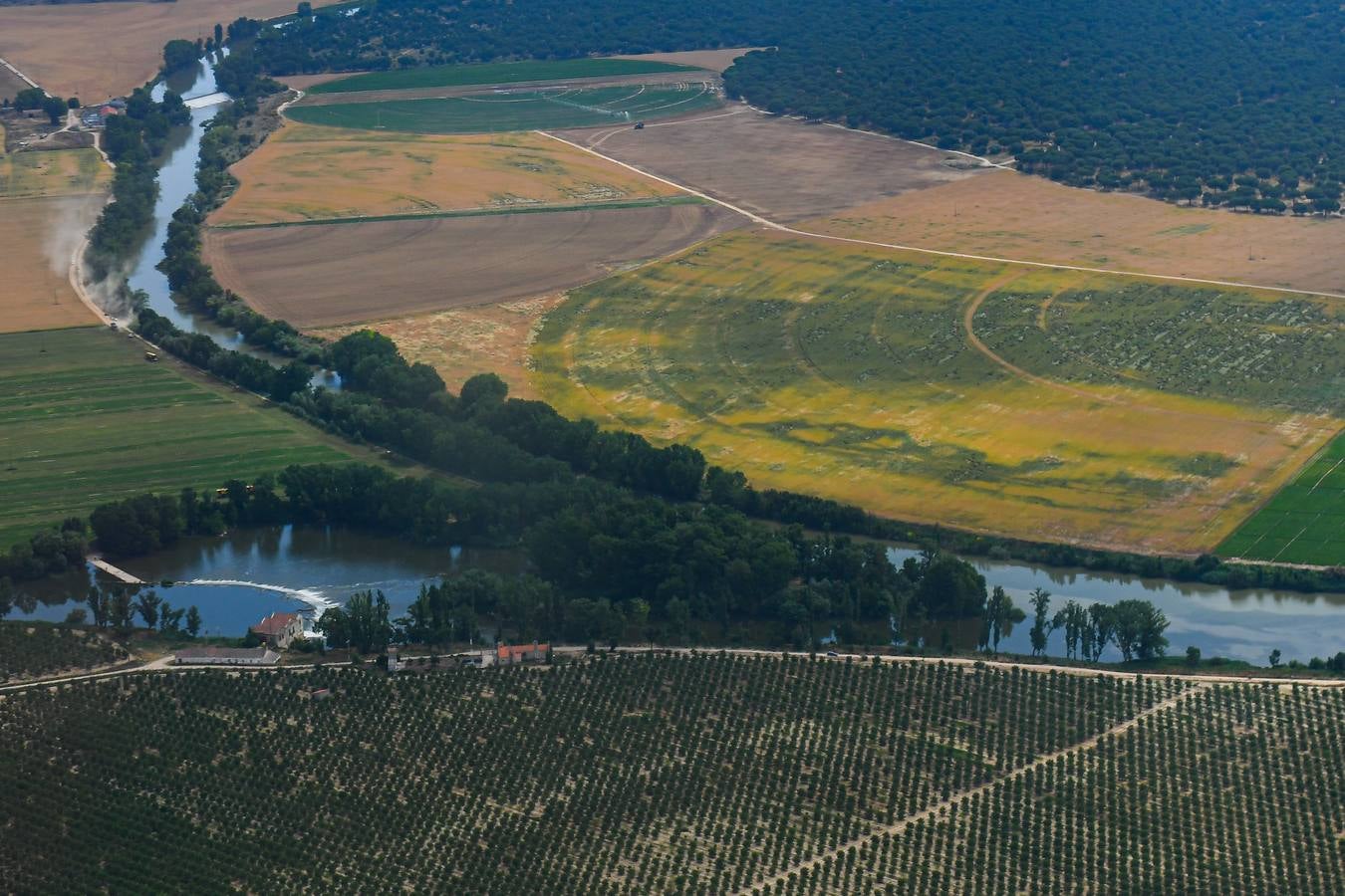 Fotos: Simancas y Tordesillas a vista de pájaro