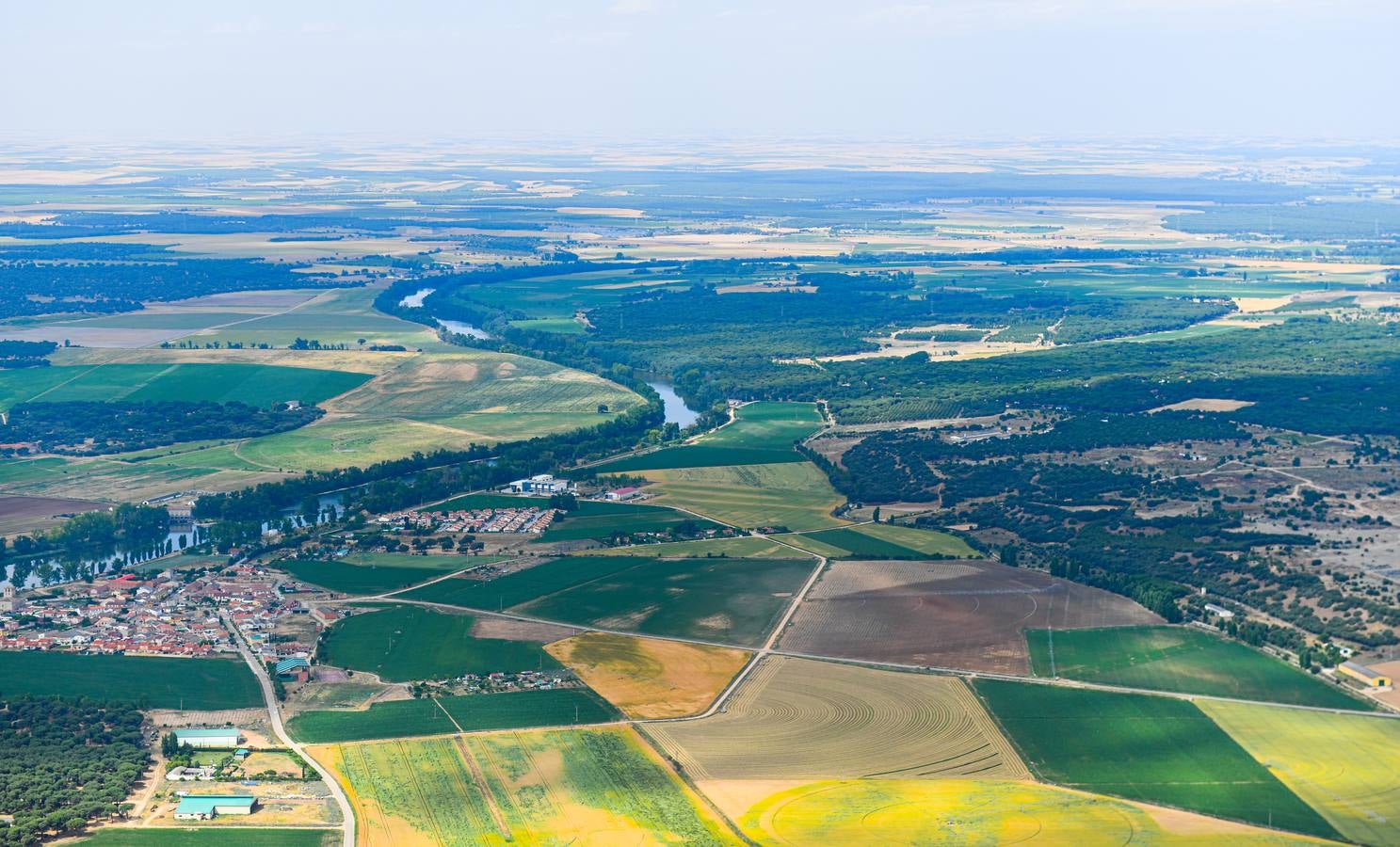 Fotos: Simancas y Tordesillas a vista de pájaro