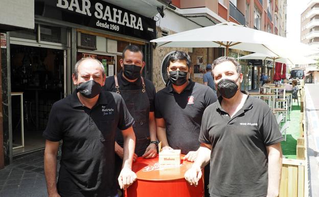 José Manuel Ramos (Abastracto), Pablo Scarfone (Vayco), Anil Shirestha (Nakama) y Emilio Coca (Sahara). 