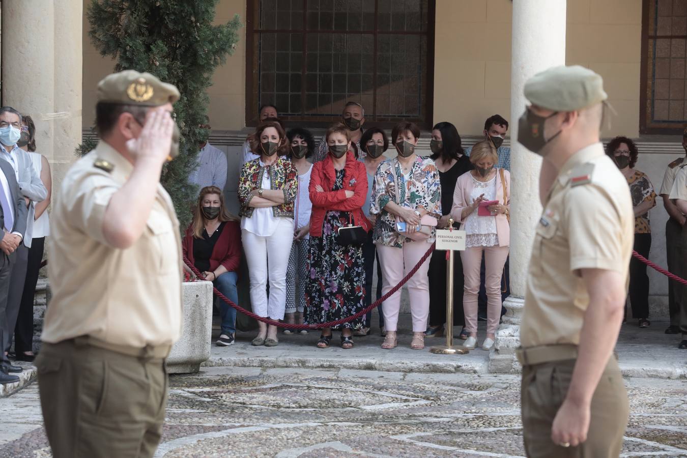 Fotos: Despedida al general José Rivas Moriana en el Palacio Real de Valladolid
