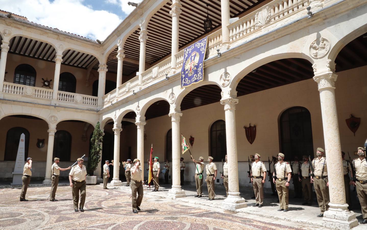 Fotos: Despedida al general José Rivas Moriana en el Palacio Real de Valladolid