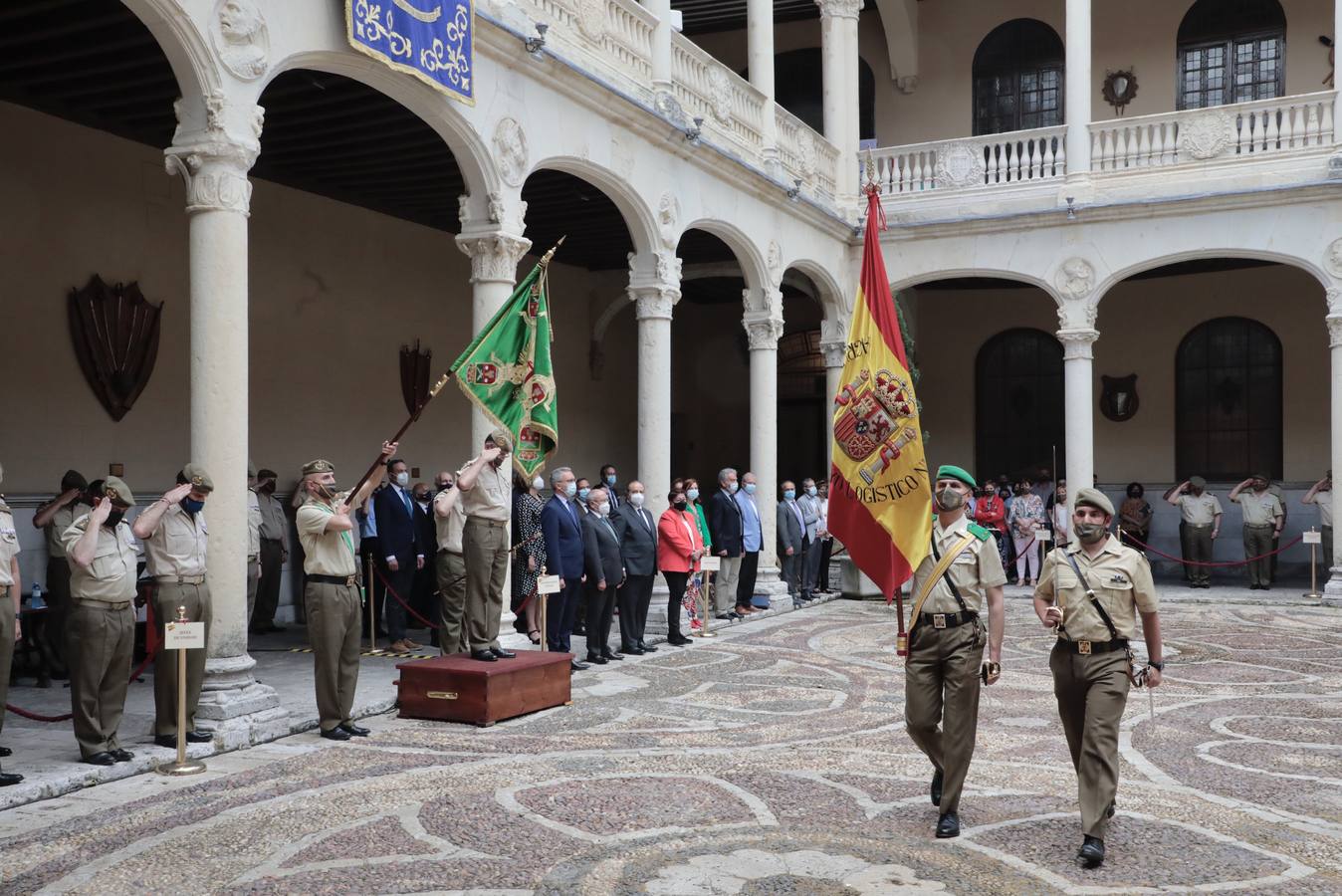 Fotos: Despedida al general José Rivas Moriana en el Palacio Real de Valladolid