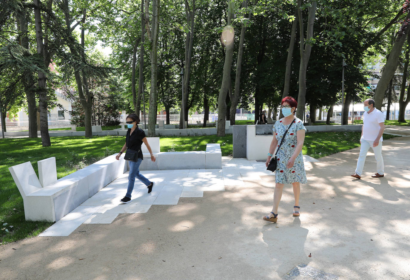 Fotos: Los Jardinillos lucen una imagen renovada al llegar a Palencia