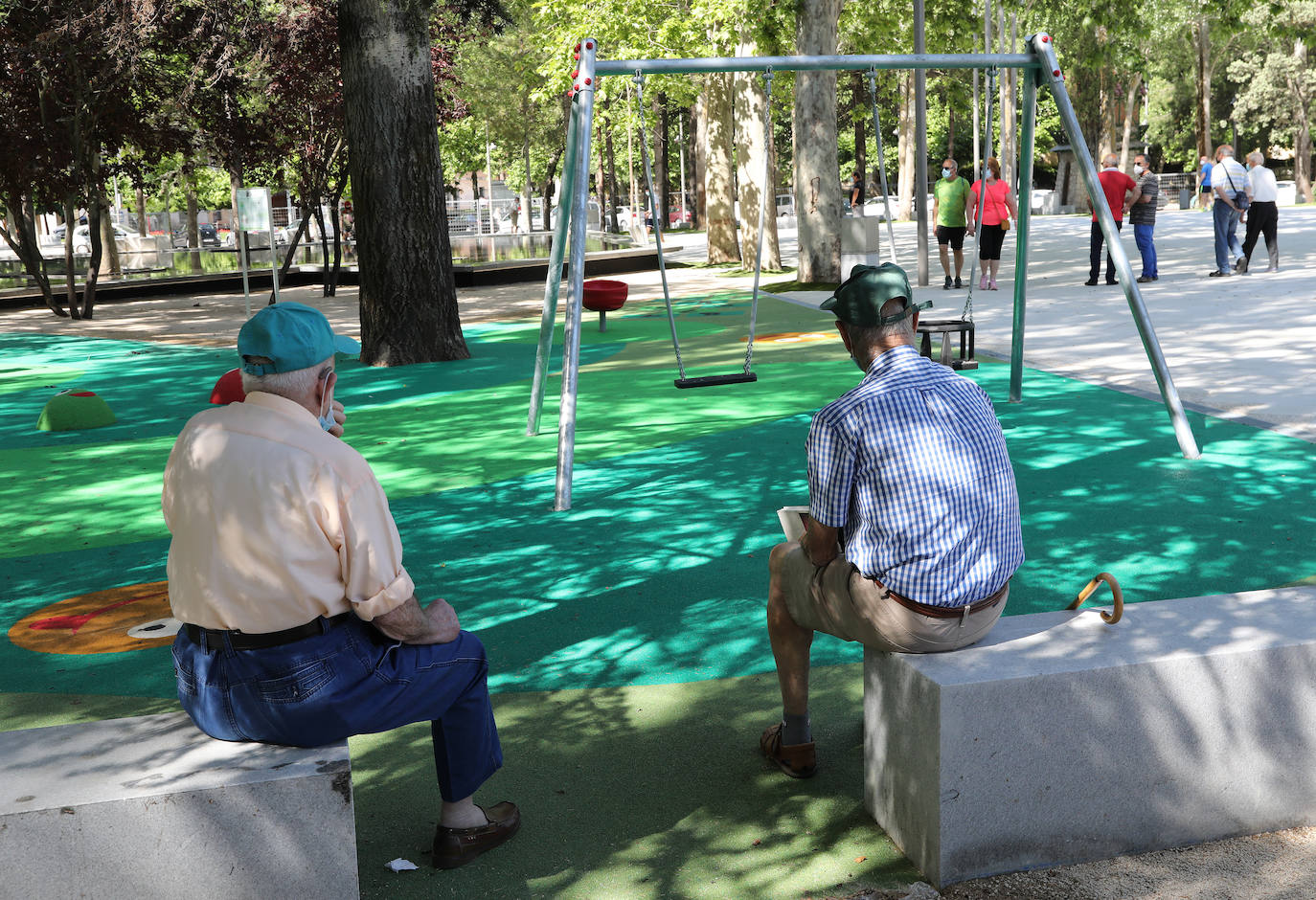 Fotos: Los Jardinillos lucen una imagen renovada al llegar a Palencia