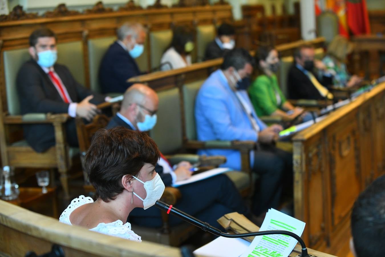 Fotos: Pleno en el Ayuntamiento de Valladolid