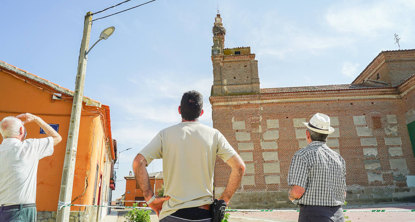 Fotos: Daños en la iglesia de Castrejón de Trabancos