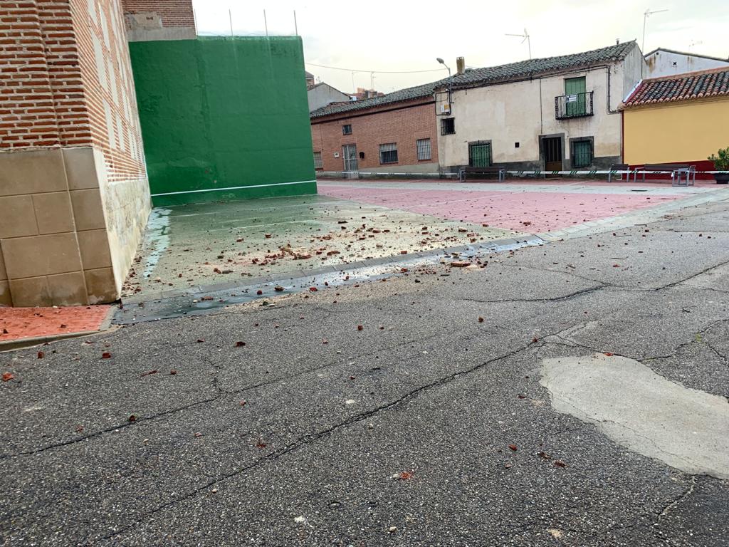 Fotos: Daños en la iglesia de Castrejón de Trabancos