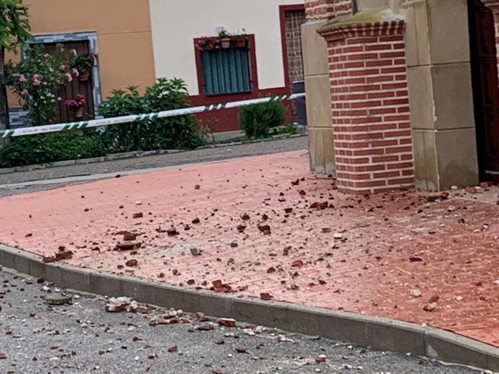Fotos: Daños en la iglesia de Castrejón de Trabancos