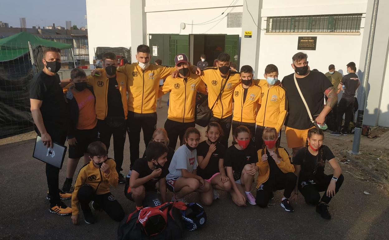 Colección de medallas salmantinas en el III Open Fight Extreme