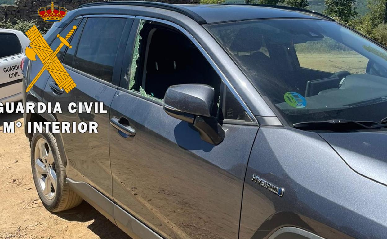 Uno de los vehículos en los que el delincuente ha robado 