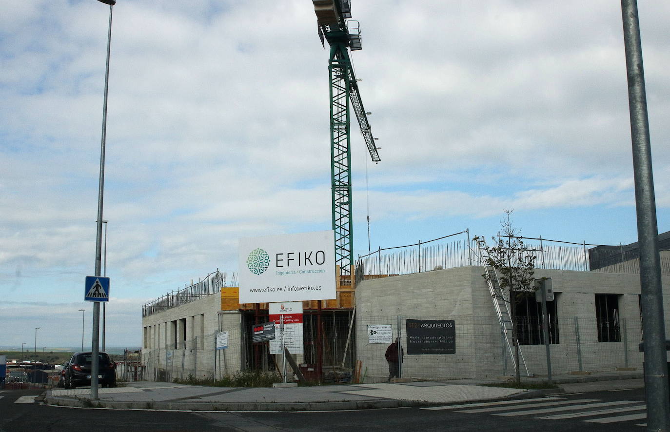 Construcción del centro de día de la Asociación Alzhéimer Segovia.