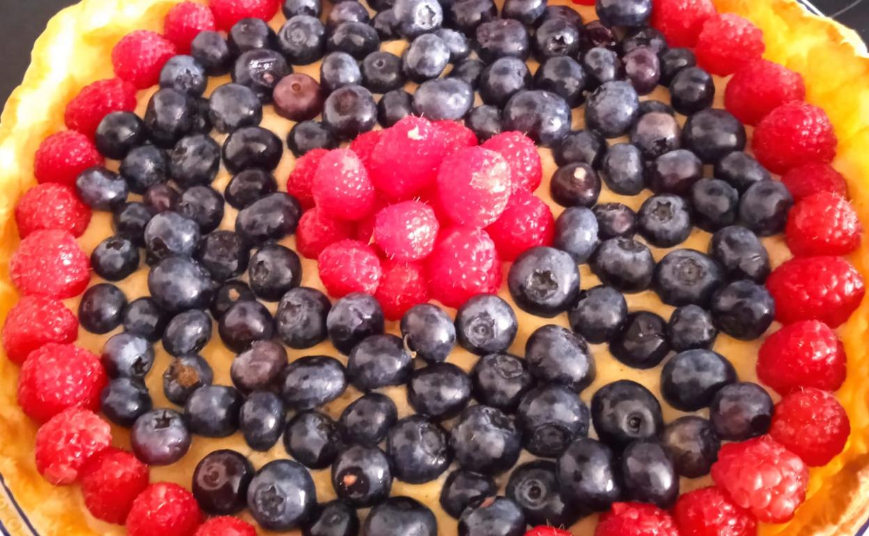 La receta: Tartaleta de crema con frutas del bosque