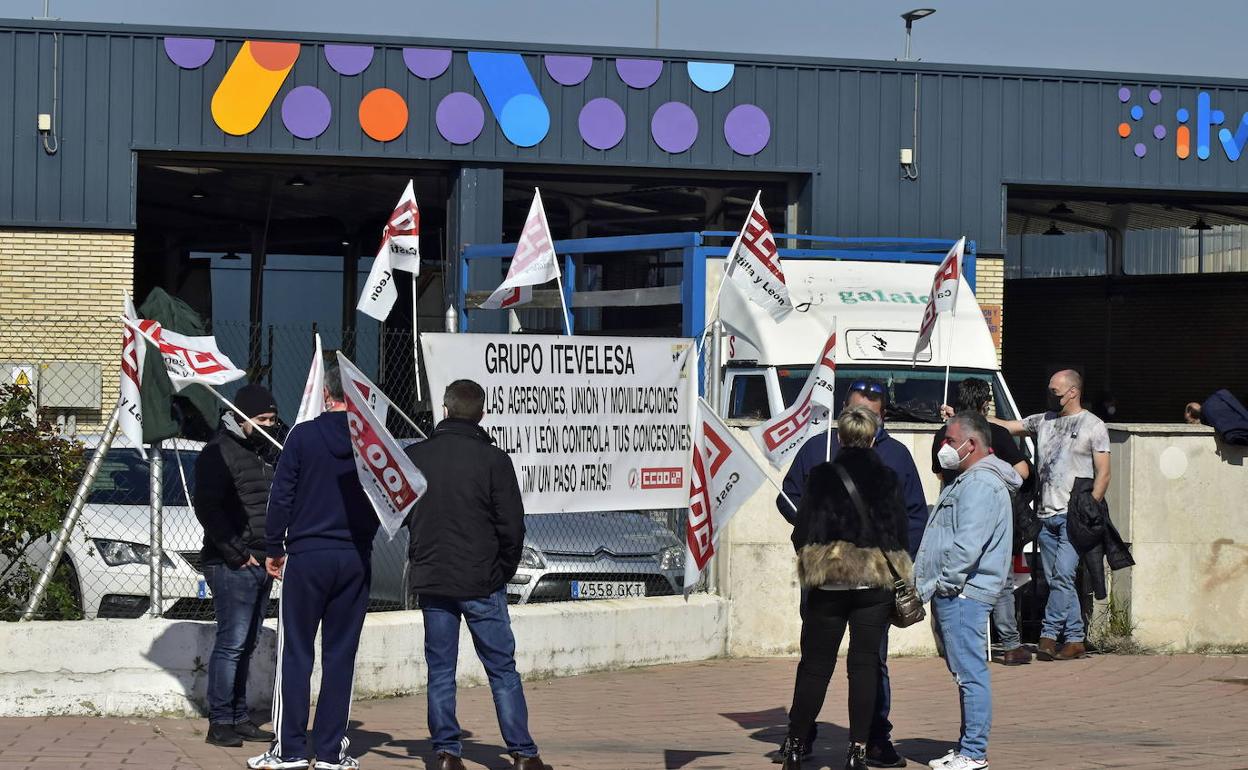 Protesta de los trabajadores.