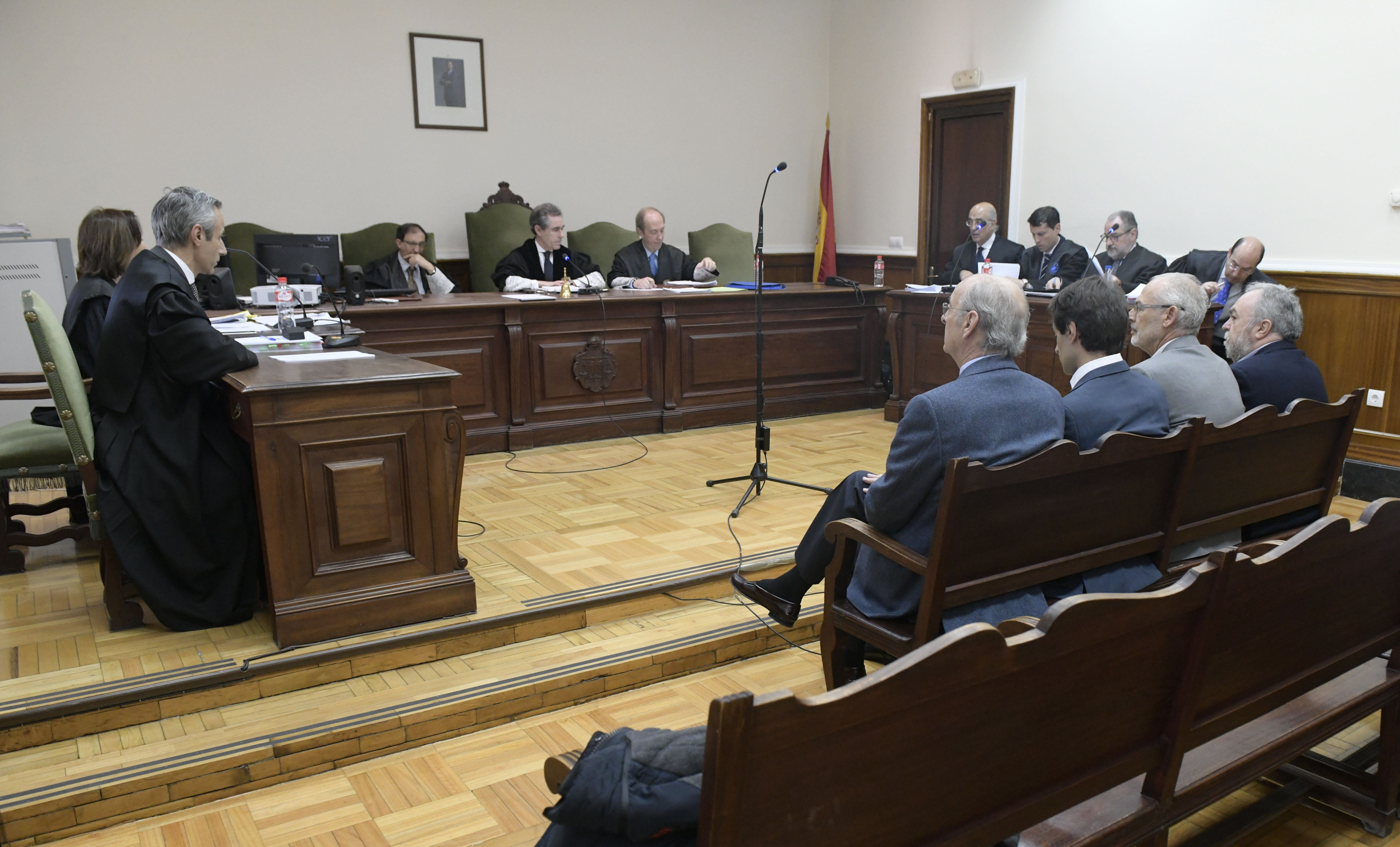 Un momento del juicio en la Audiencia de Valladolid, celebrado en 2019. 