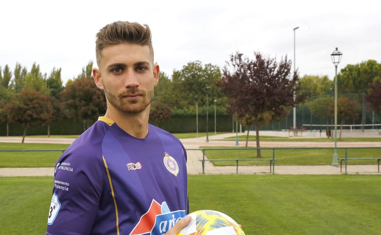 El futbolista palentino Abel Pascual. 