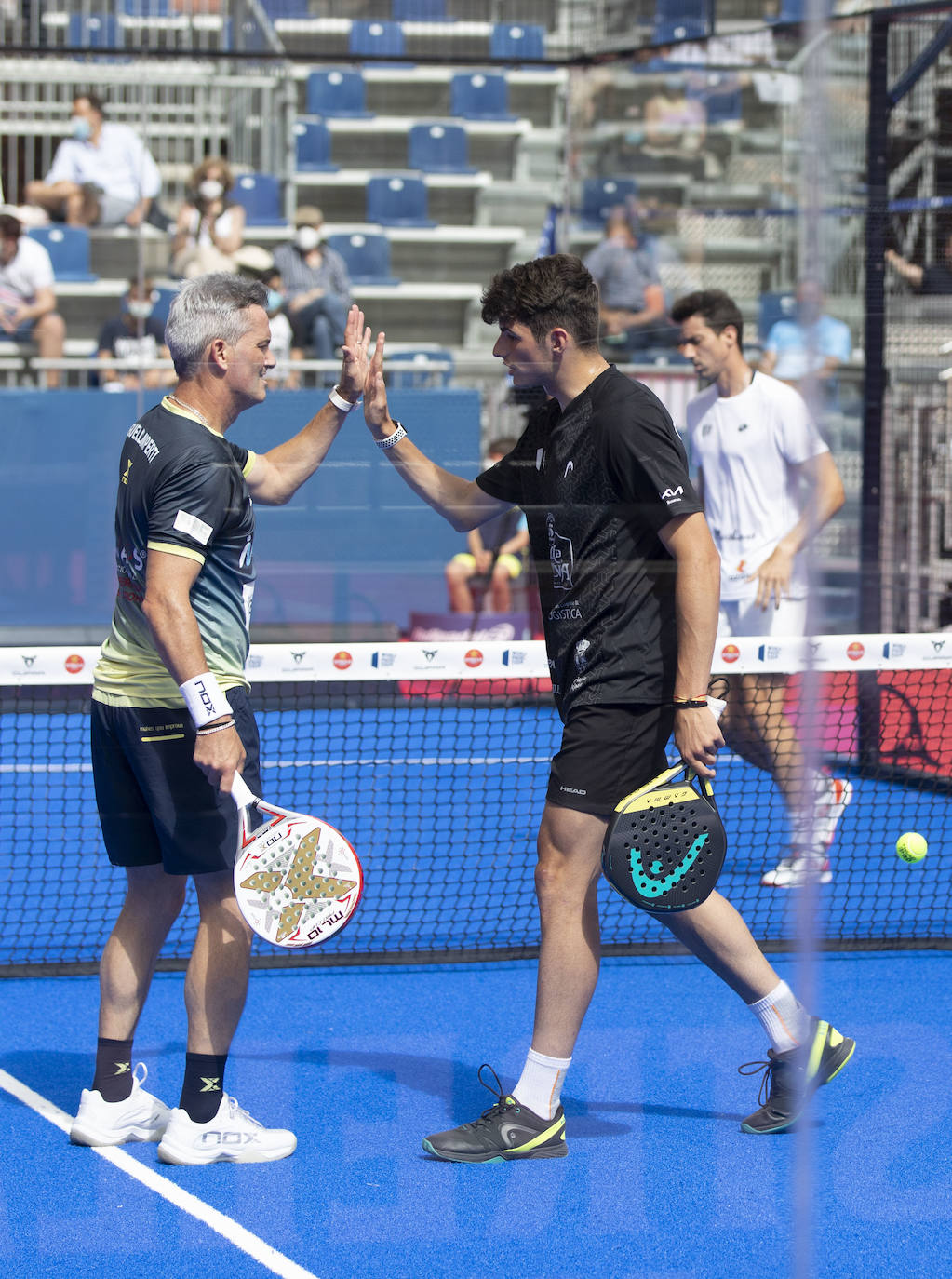 Partido entre Arturo Coello y Miguel Lamperti contra Jon Sanz y Christian Fuster.