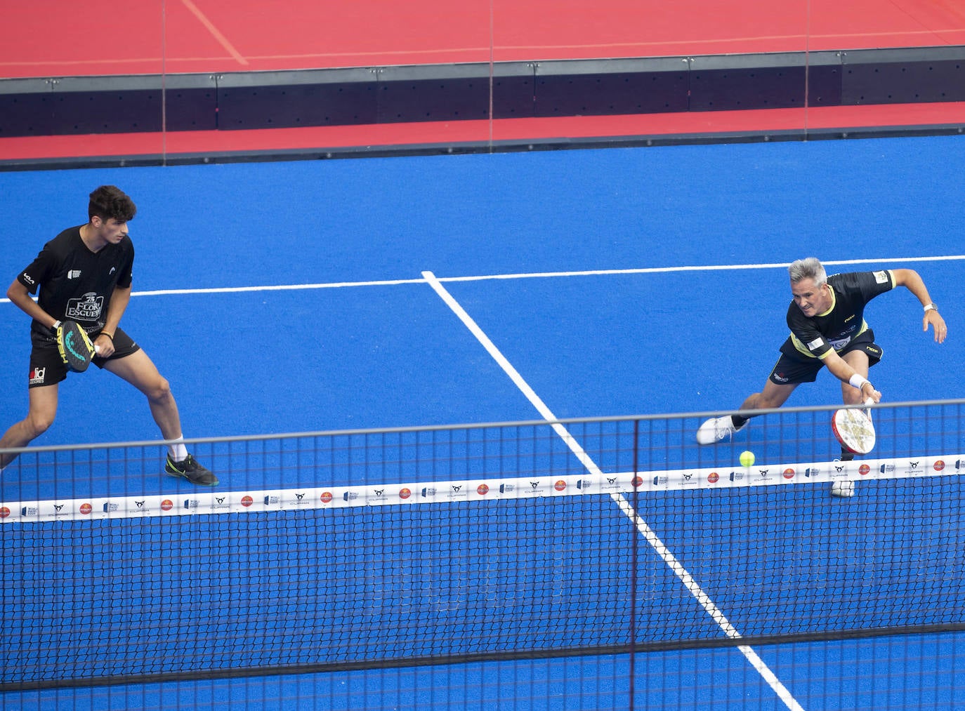 Partido entre Arturo Coello y Miguel Lamperti contra Jon Sanz y Christian Fuster.