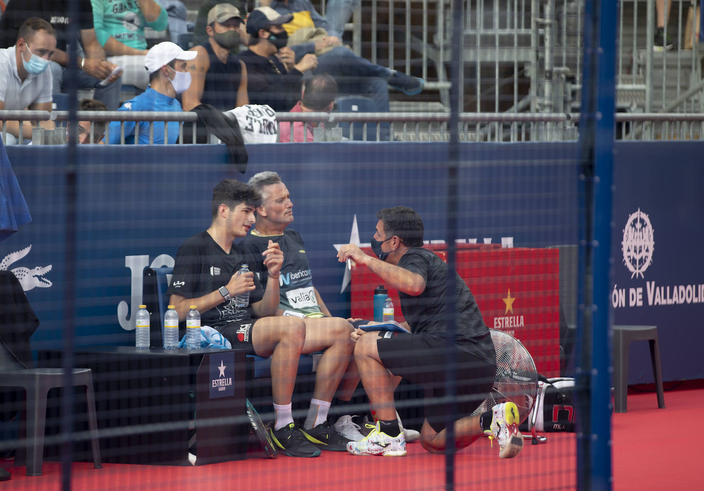 Partido entre Arturo Coello y Miguel Lamperti contra Jon Sanz y Christian Fuster.
