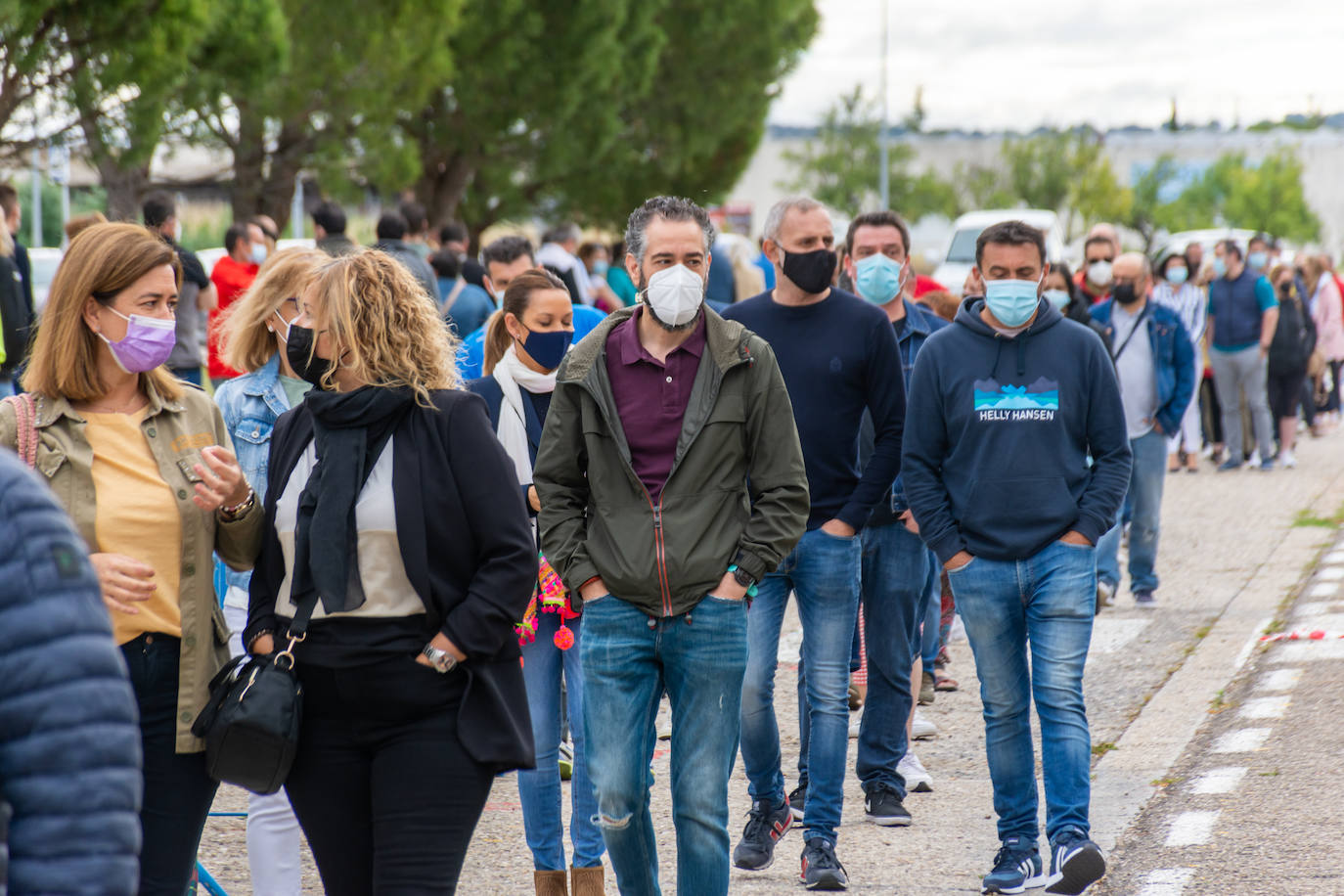 Fotos: Turno de vacuna para los palentinos de 44 a 48 años