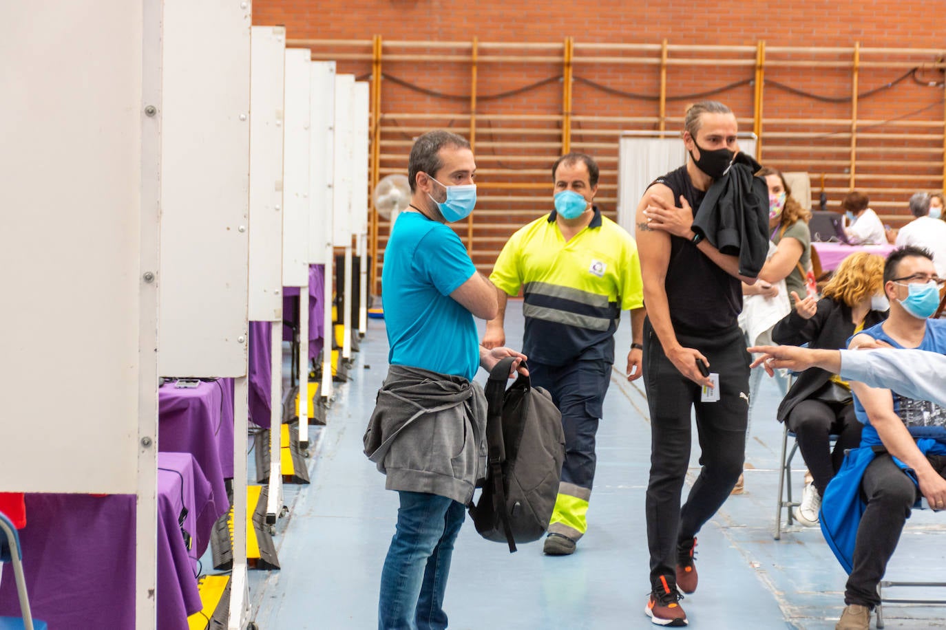 Fotos: Turno de vacuna para los palentinos de 44 a 48 años