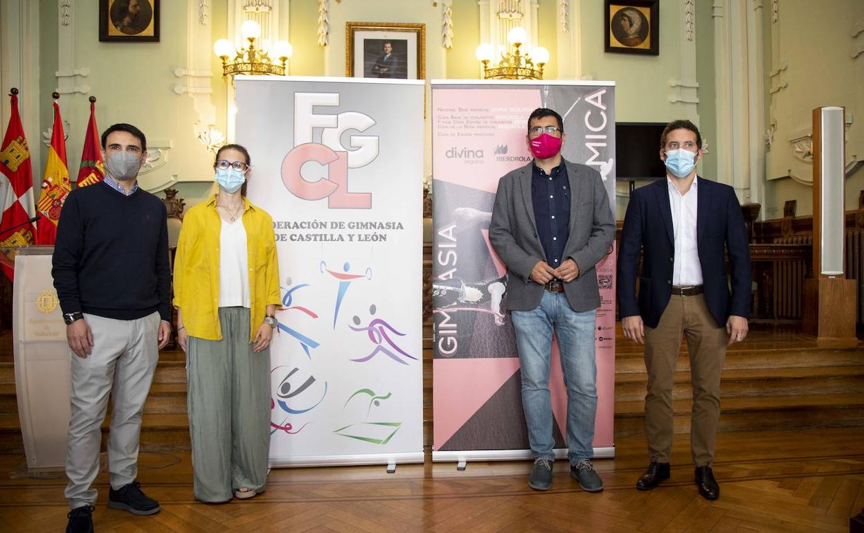 Óscar Herrero, María Perrino, Alberto Bustos y Jesús Carballo. 