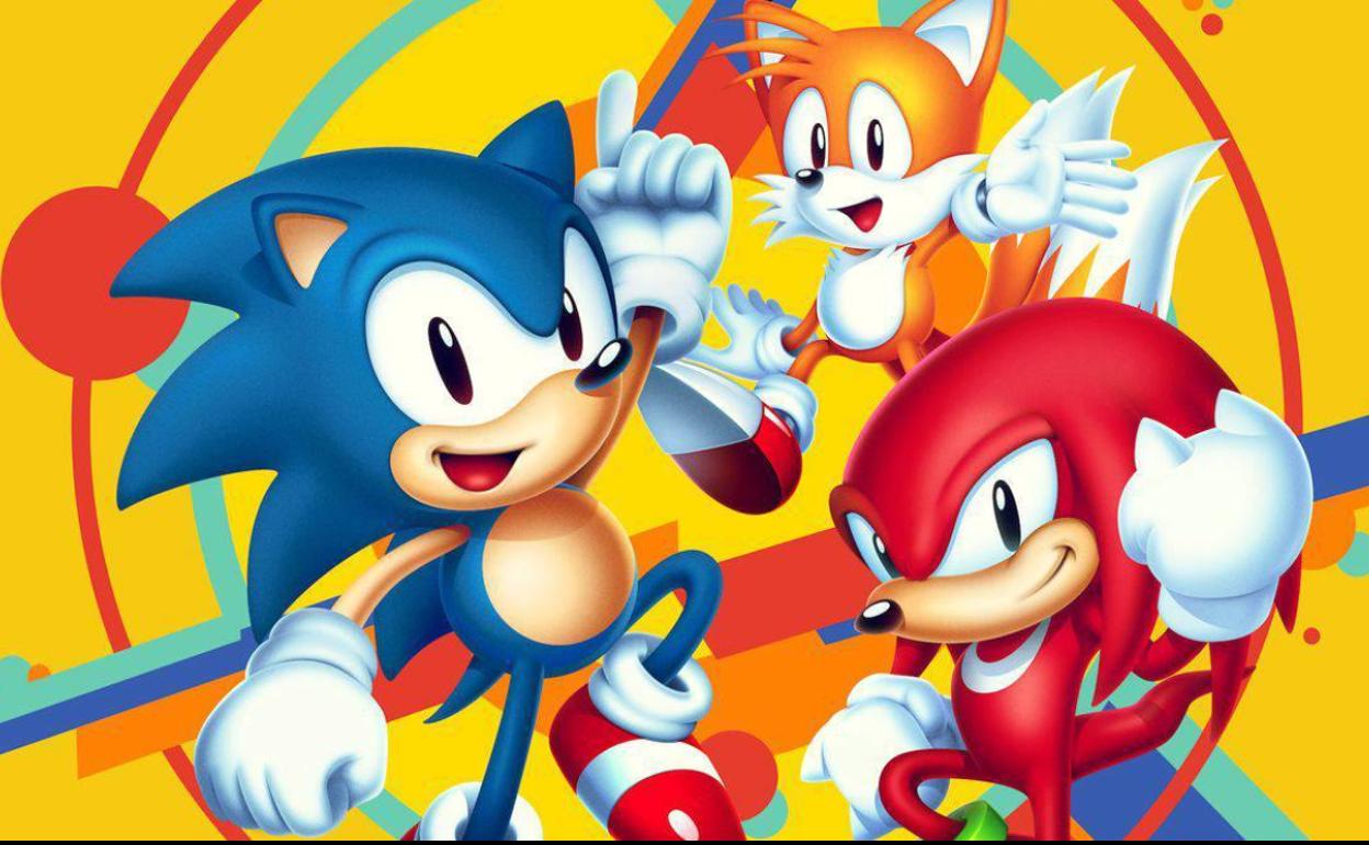 Imagen de un videojuegio de Sonic.