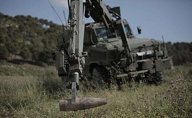 Imagen principal - El Mando de Ingenieros de Salamanca ejecutó el Ejercicio &#039;INTERDICT 21&#039;