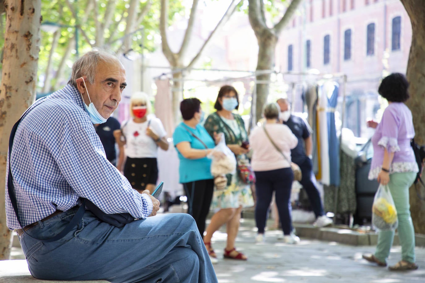 Valladolid, en el primer día en el que el uso de la mascarilla no es obligatorio en espacios abiertos.