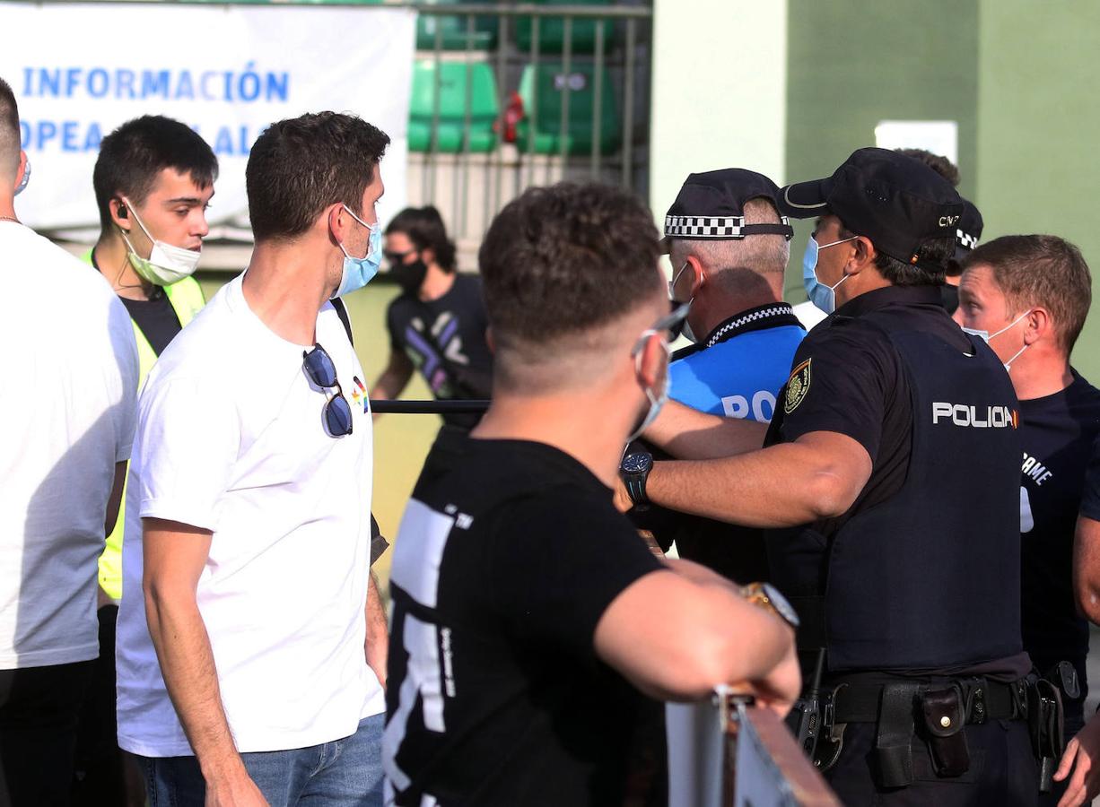 Altercados al final del partido entre Unami y Ciudad Rodrigo 