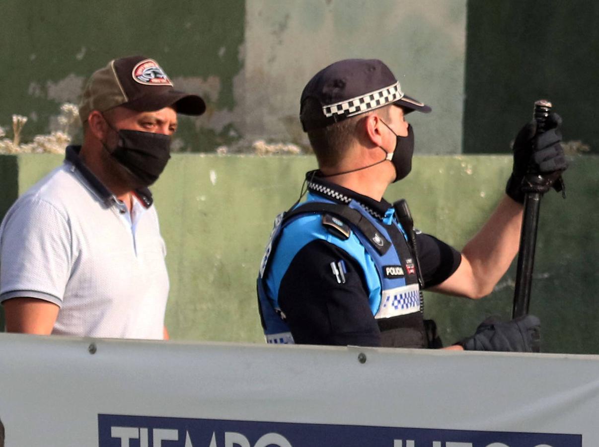 Altercados al final del partido entre Unami y Ciudad Rodrigo 