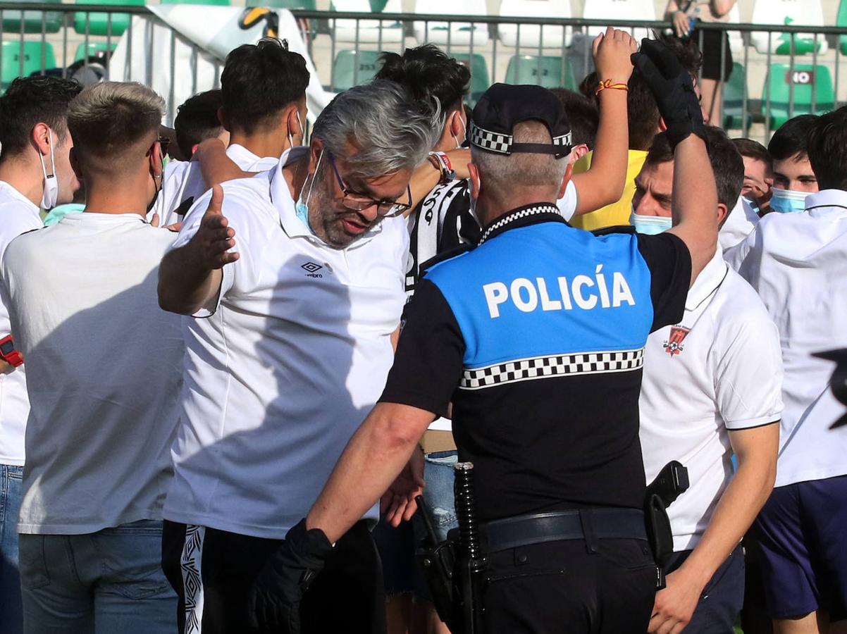 Altercados al final del partido entre Unami y Ciudad Rodrigo 