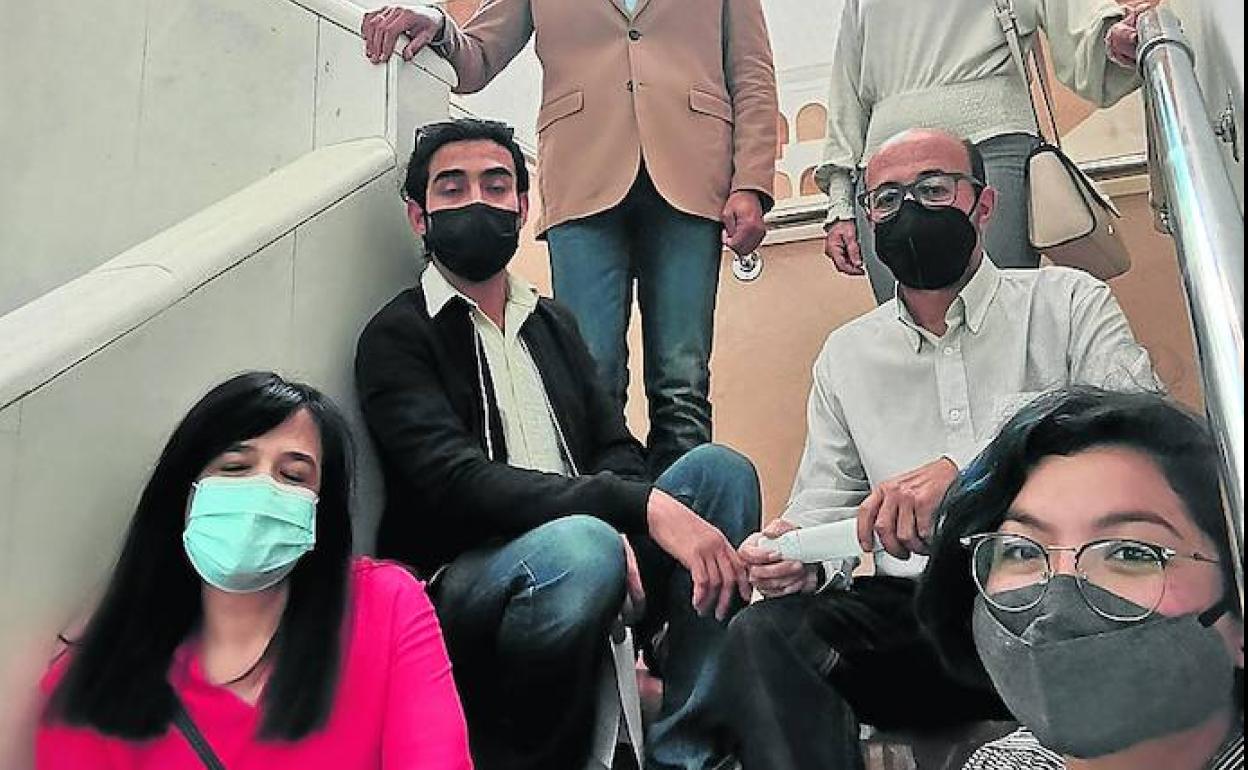 Algunoas de los autores. 