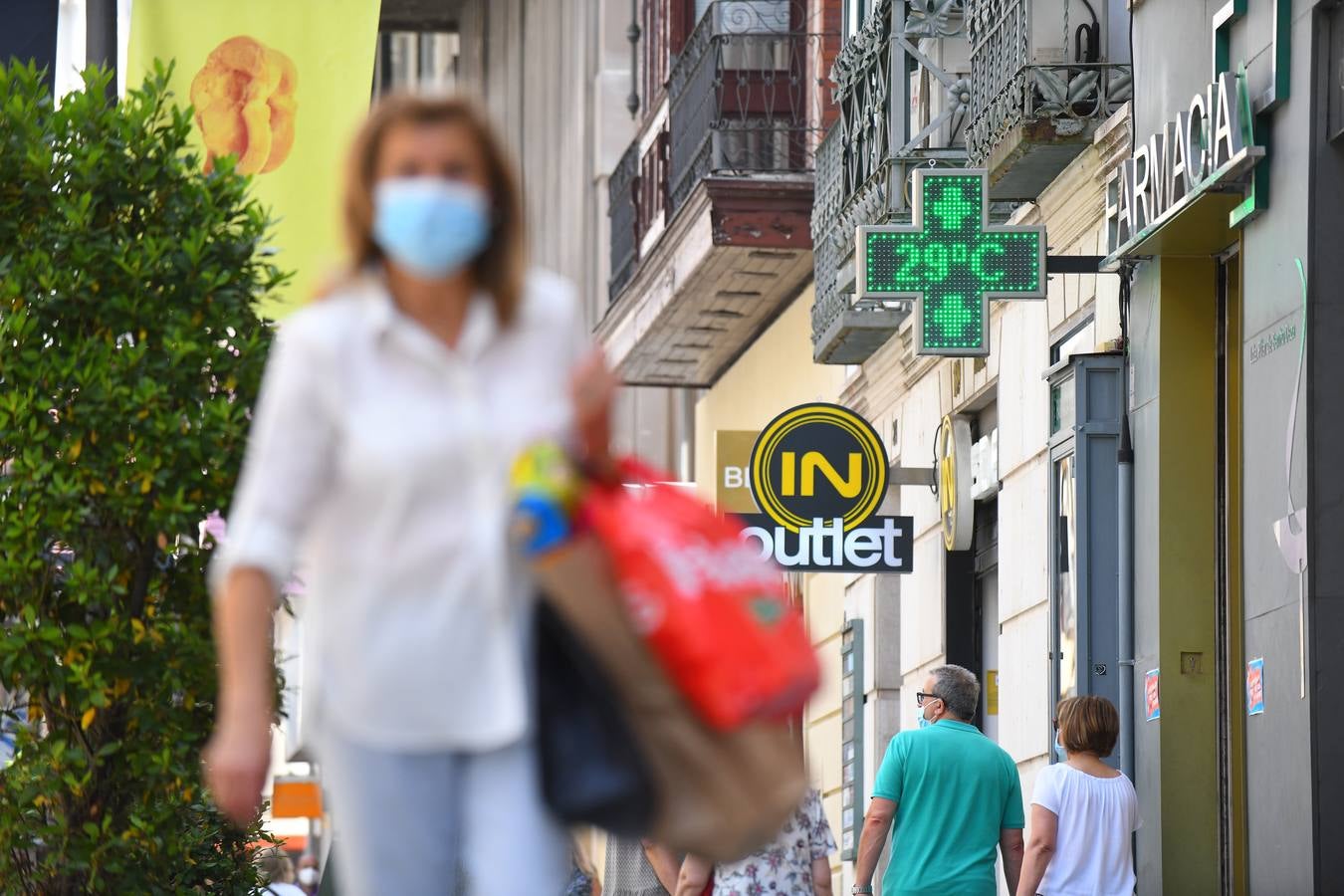 Fotos: Altas temperaturas en Valladolid en el primer día de julio