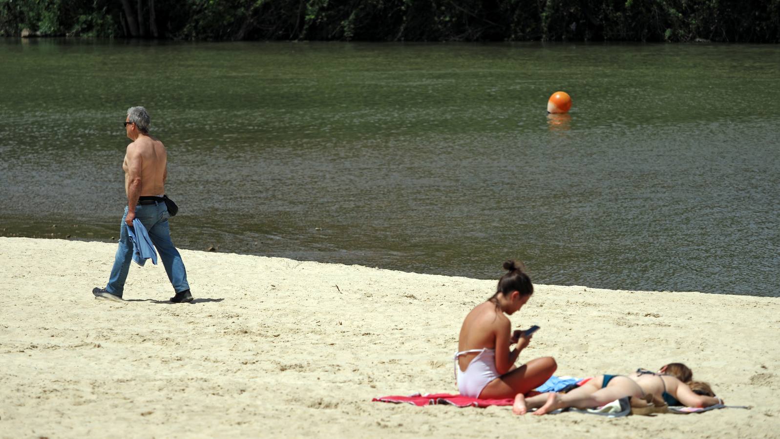 Fotos: Altas temperaturas en Valladolid en el primer día de julio