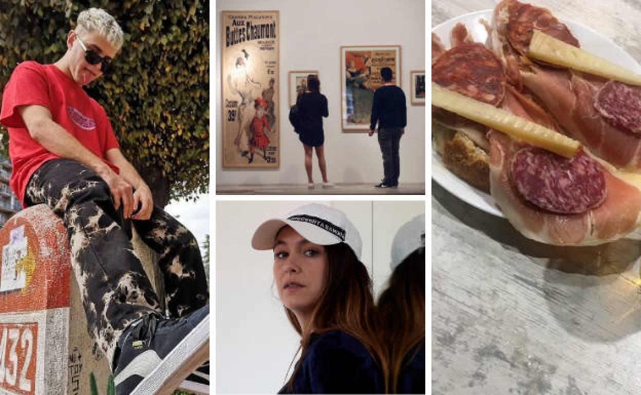 Chico Blanco, Rigoberta Bandini, 'La Estampa Japonesa y La Belle Époque' y una tapa.'