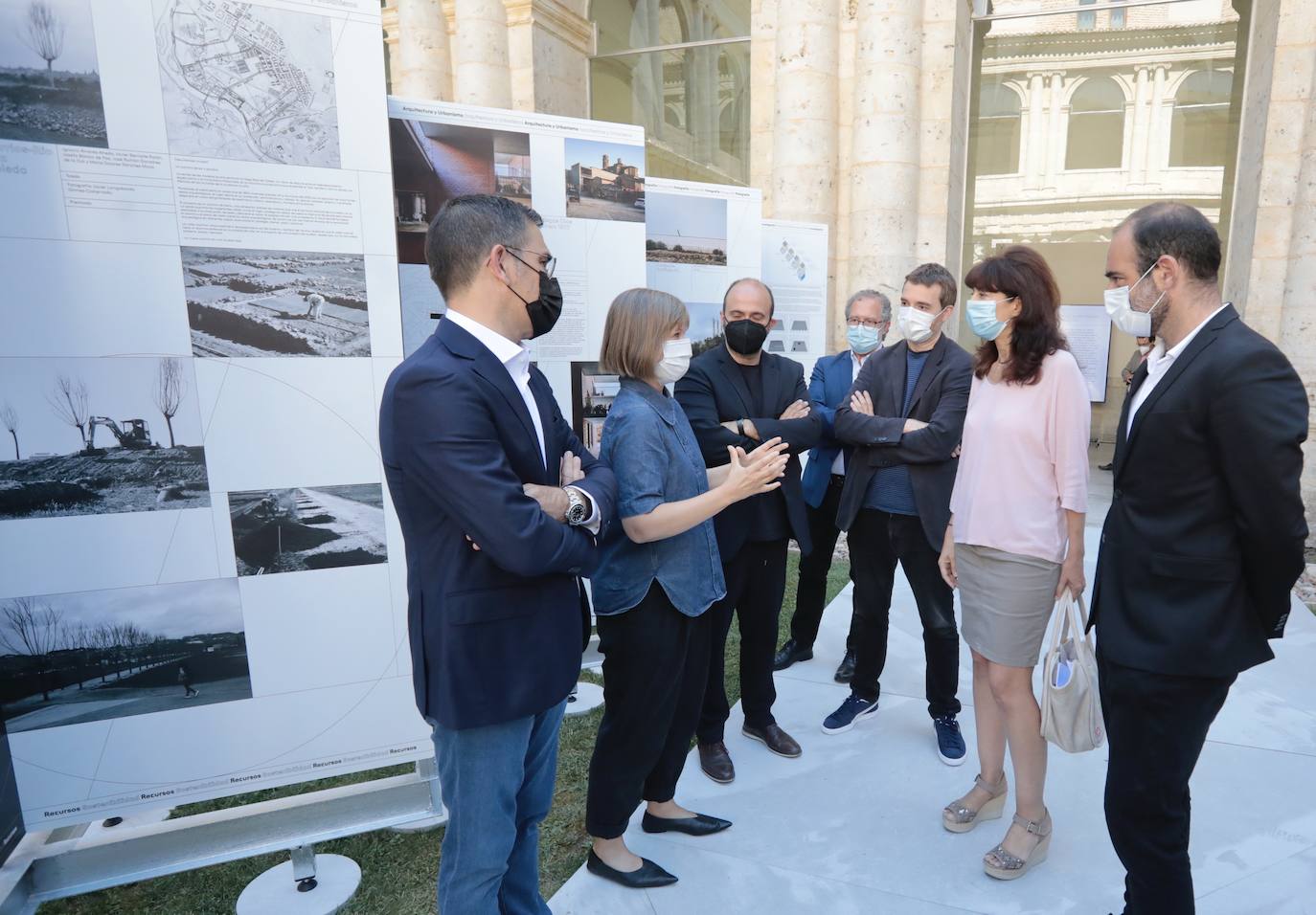 Fotos: Exposición de los proyectos de la Bienal de Arquitectura en el Patio Herreriano de Valladolid