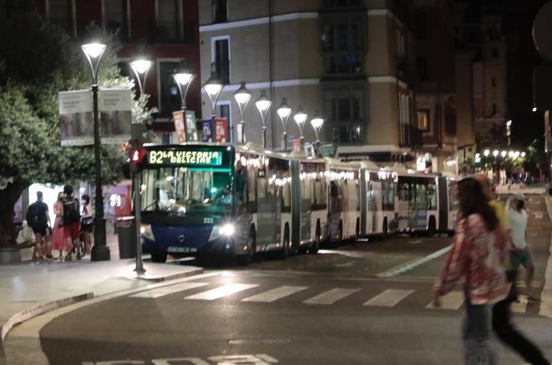 Fotos: Ambiente nocturno en Valladolid