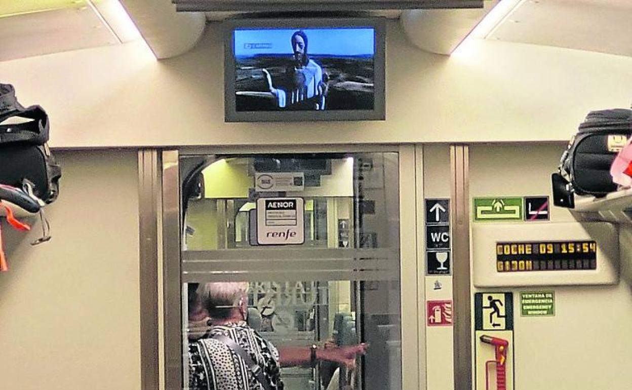 Vídeo promocional del Cristo del Otero en un tren.