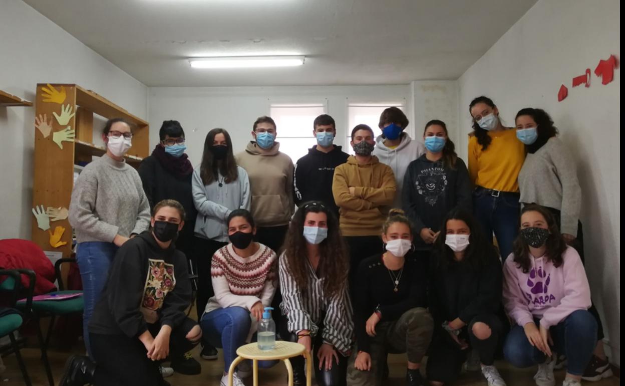 Alumnos de un curso realizado en El Espinar.