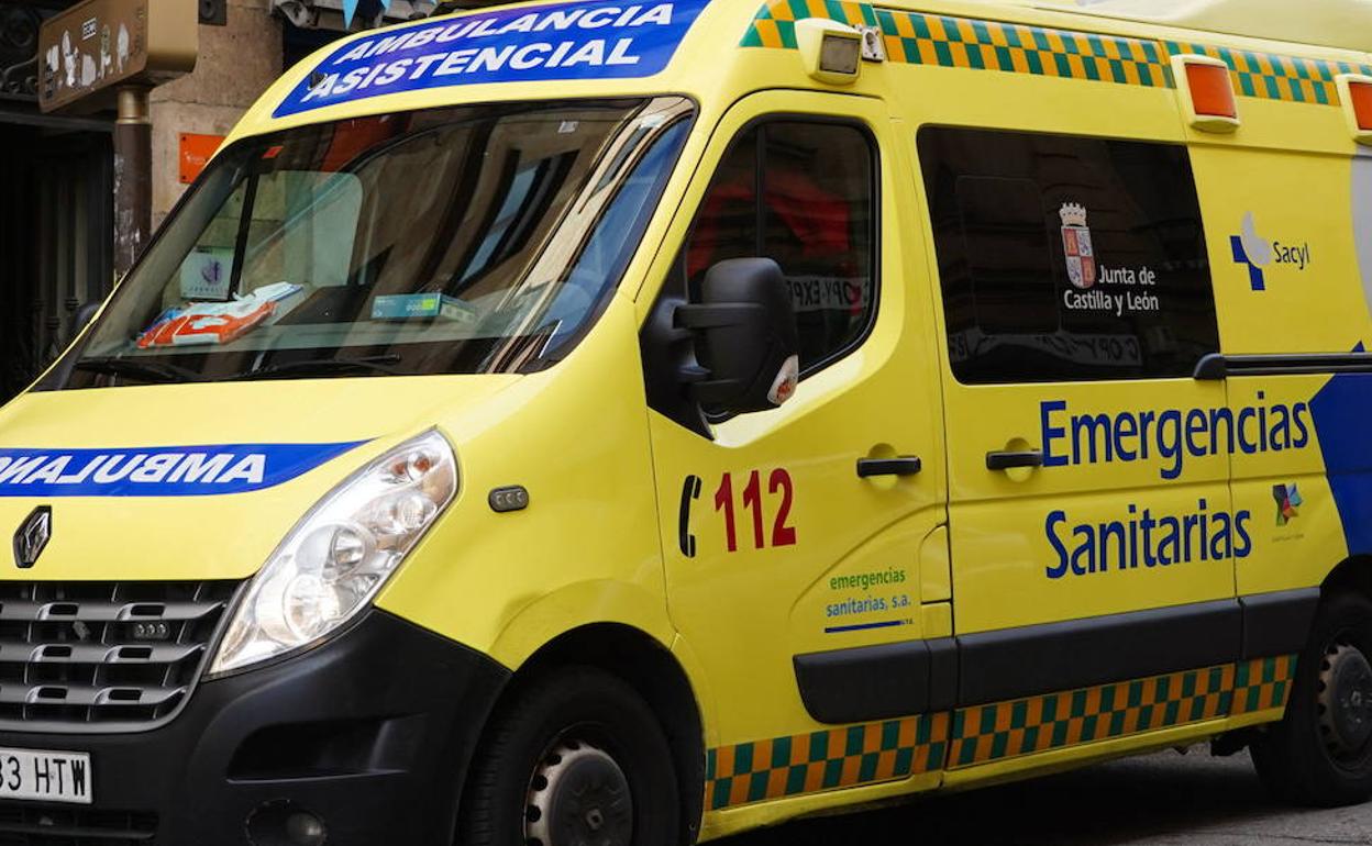 Ambulancia de emergencias sanitarias. 