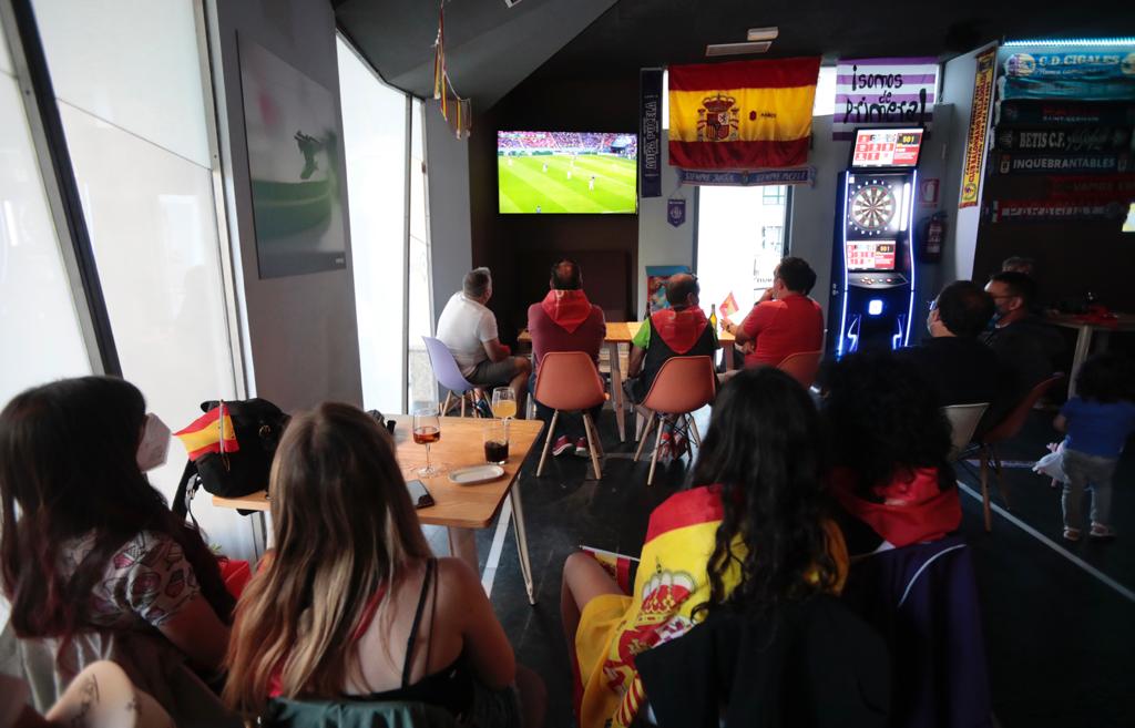 Fotos: Ambiente en Valladolid durante el Italia - España