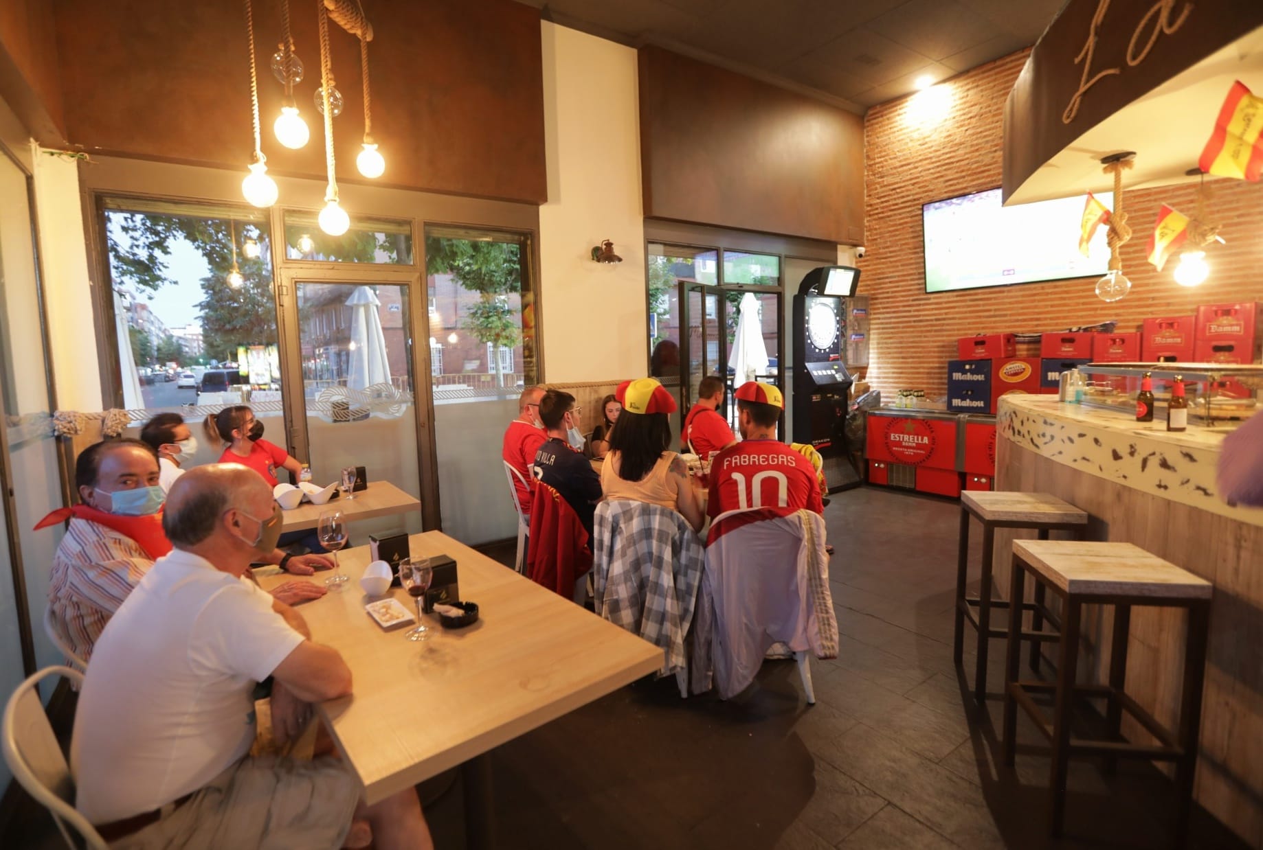 Fotos: Ambiente en Valladolid durante el Italia - España