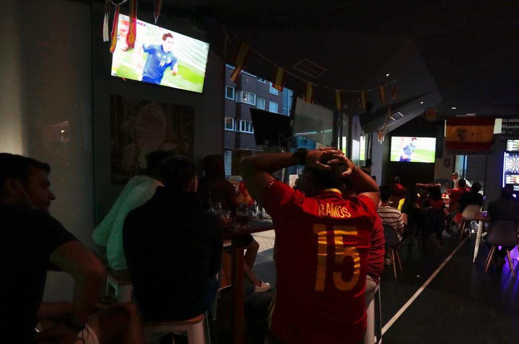 Fotos: Ambiente en Valladolid durante el Italia - España